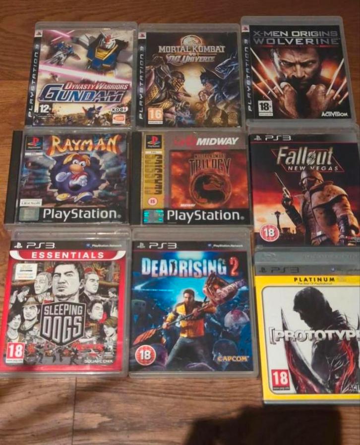 PS3: Wolverine, Mortal Kombat, Dynasty warriors, Fallout, Games en Spelcomputers, Games | Sony PlayStation 3, Ophalen of Verzenden