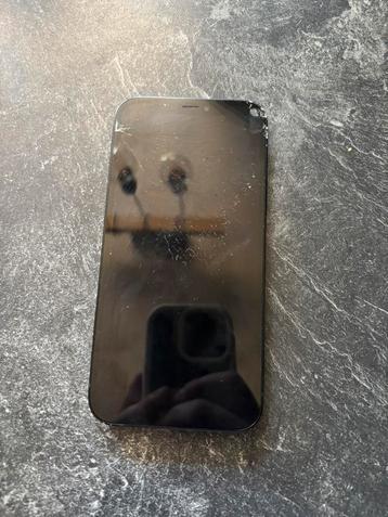 iPhone 12 – Écran fissuré, tout fonctionne – Batterie 90 % –, Télécoms, Enlèvement, Comme neuf, IPhone 12