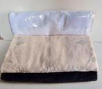 Serviettes de luxe en velours de coton, Enlèvement ou Envoi, Neuf, Blanc, Serviette