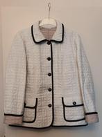 Belle veste demi saison blanc cassé bordée noir taille 42/44, Vêtements | Femmes, Enlèvement ou Envoi, Blanc