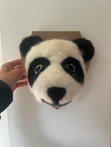Dierenhoofd panda / wanddecoratie beschikbaar voor biedingen