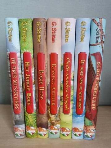 Geronimo Stilton- 7 boeken zie beschrijving  beschikbaar voor biedingen