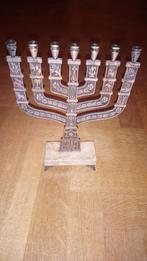 Kandelaar - kaarsenhouder met 7 takken, Antiek en Kunst, Ophalen, Koper of Brons
