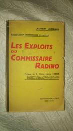 Livre ancien exploits du commissaire radino l.lombard 1939, Gelezen, Ophalen of Verzenden