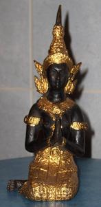 Statuette Danseuse Thailandaise en bronze Doré 18cm, Antiquités & Art, Enlèvement