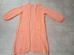 Superlange zachte cardigan mt Large (zie foto's), Ophalen of Verzenden, Zo goed als nieuw, Maat 42/44 (L), Oranje