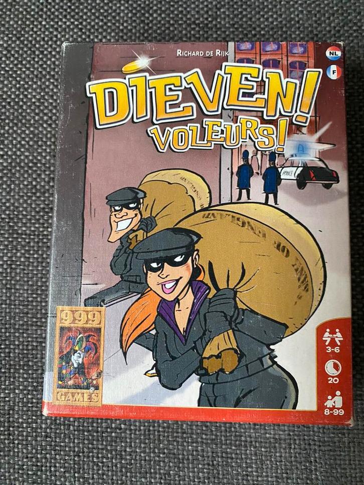 Dieven / Voleurs - gezelschapsspel, Hobby & Loisirs créatifs, Jeux de société | Jeux de cartes, Comme neuf, Enlèvement ou Envoi