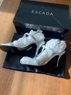 ESCADA hoge hak zilver sandaaltjes, Ophalen of Verzenden, Zo goed als nieuw