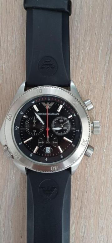 Horloge van Emporio Armani + originele doosje en boekje .   beschikbaar voor biedingen