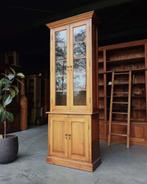 Hoge smalle notariskast | Engels kantoor | Buffetkast #2084, Antiek en Kunst, Ophalen of Verzenden