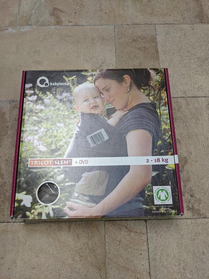 Babylonia Tricot Slen Draagdoek, Kinderen en Baby's, Babydragers en Draagdoeken, Zo goed als nieuw, Draagdoek, Buik, Rug of Zij