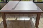 Vierkante tafel 160x160cm verlengbaar tot 270cm + 9 stoelen, Huis en Inrichting, Ophalen, Zo goed als nieuw