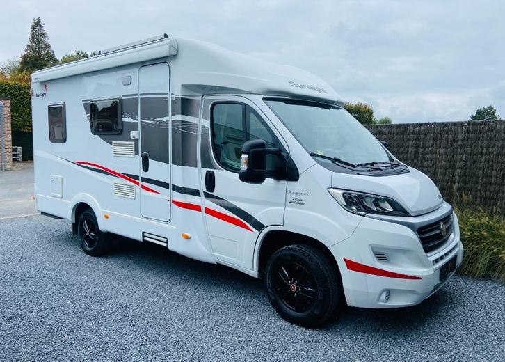 Sunlight T58 / Veel opties / Garantie, Caravans en Kamperen, Mobilhomes, Bedrijf, tot en met 3, Half-integraal, Sunlight, Fiat