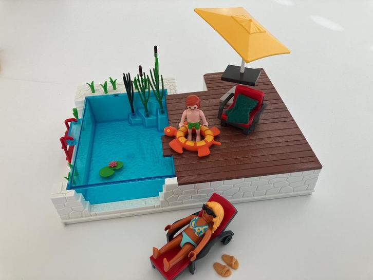 Playmobil City Life 5575 Piscine avec terrasse, Kinderen en Baby's, Speelgoed | Playmobil, Zo goed als nieuw, Complete set, Ophalen