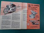 CZ-Jawa 125 compétition - article illustré - 1965, Ophalen of Verzenden, Gebruikt, Overige typen