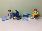 Playmobil poetsvrouw en strijkdame met toebehoren, Enlèvement ou Envoi, Comme neuf, Playmobil en vrac