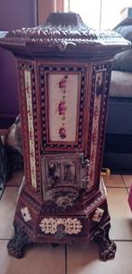 HOUTSKOOL- EN HOUTKACHEL, Huis en Inrichting, Kachels, Ophalen, Gebruikt, Vrijstaand, Hout