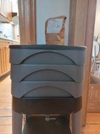 Wormenbak City Worms zwart met drie laden, Tuin en Terras, Ophalen, Gebruikt