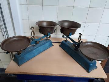 Roberval weegschaal - met bakjes beschikbaar voor biedingen