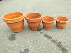Bloempotten diameter 26-22-19-17 cm 9 stuks voor, Moins de 25 cm, Rond, Synthétique, Enlèvement
