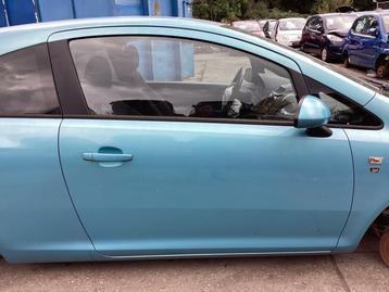 Portière 2portes droite d'un Opel Corsa (Z21Z), Enlèvement ou Envoi, Opel, 3 mois de garantie, Utilisé