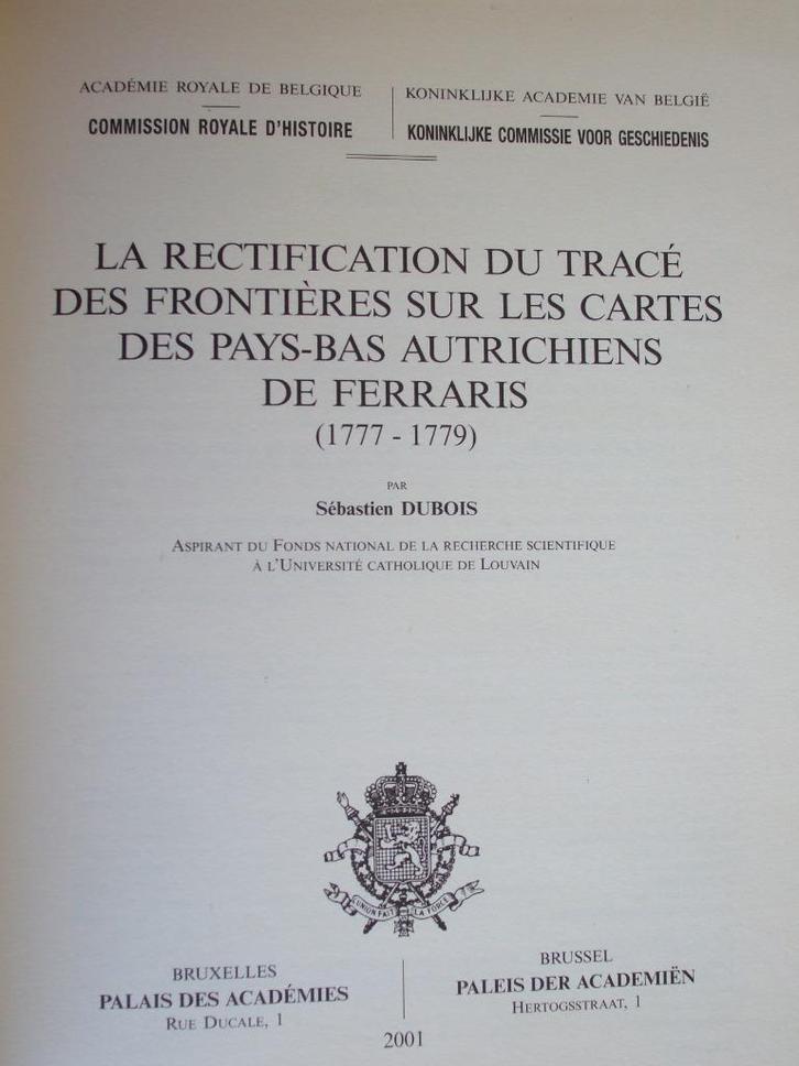 La rectification du tracé des frontières sur les cartes des, Boeken, Atlassen en Landkaarten, Zo goed als nieuw, Ophalen of Verzenden
