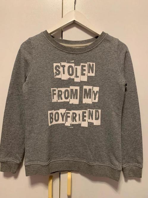 Ydence Sweatshirt Met Print, maat XS, Kleding | Dames, Truien en Vesten, Zo goed als nieuw, Maat 34 (XS) of kleiner, Grijs, Ophalen of Verzenden