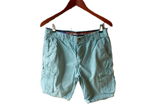 (13)- bermuda homme t.M vert - jules -, Kleding | Heren, Broeken en Pantalons, Zo goed als nieuw, Maat 48/50 (M), Groen, Ophalen of Verzenden