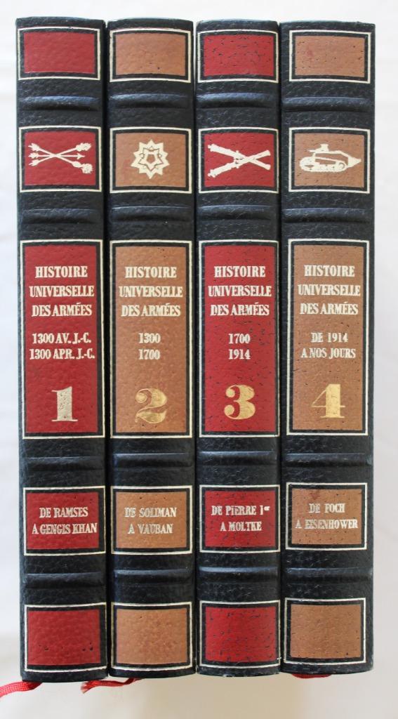 ~~Histoire Universelle Des Armées~~ Deel 1-2-3-4.Prachtstaat, Verzamelen, Militaria | Algemeen, Overige soorten, Ophalen of Verzenden