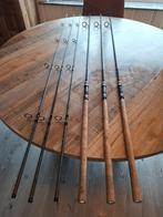 3 Hengels Shimano TX 2 3 Lb  Cork 10ft + FOX Foudraal 2+2, Watersport en Boten, Ophalen, Gebruikt, Complete set