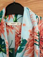 Mango dames zomer jurk met bloemen en ceintuur maat M m, Nieuw, Maat 38/40 (M), Ophalen of Verzenden