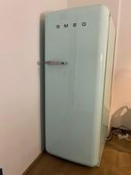 Muntgroene SMEG frigo - 50's Style, Comme neuf, 140 à 160 cm, Enlèvement, Avec compartiment congélateur