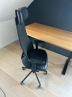 Chaise de bureau en cuir, Maison & Meubles, Chaise de bureau, Utilisé, Enlèvement ou Envoi