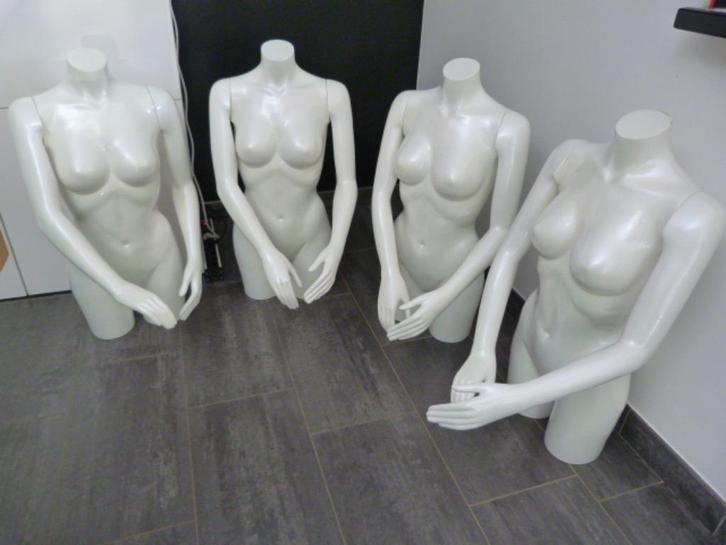 3 x Mannequin - paspop dames bovenlichaam met armen, Hobby en Vrije tijd, Naaien en Fournituren, Gebruikt, Paspop, Ophalen