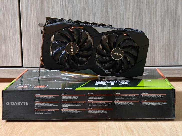 Gigabyte RTX 2060 Windforce OC 6G, Computers en Software, Videokaarten, Gebruikt, Nvidia, PCI-Express 3.0, GDDR6, HDMI, DisplayPort