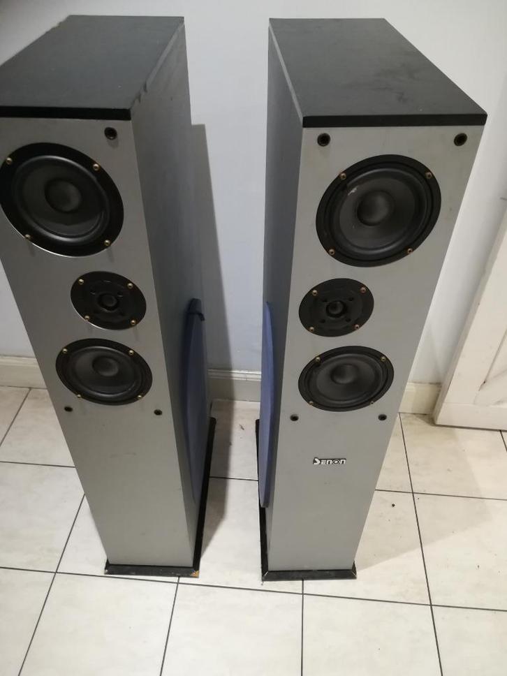 Denon Toren speakers, kast beschadigd, Audio, Tv en Foto, Luidsprekerboxen, Ophalen