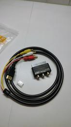 RCA AV naar HDMI met scart adapter., Ophalen of Verzenden, Nieuw
