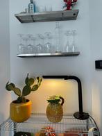 Vintage zwarte bureaulamp Philips 1980’s Model FTH 411, Ophalen, Zo goed als nieuw