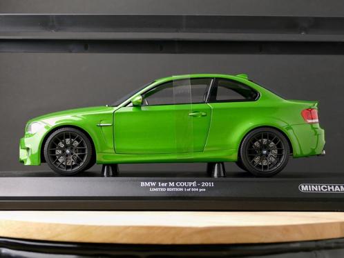 Minichamps BMW 1M E82 Coupé Java Green Ltd. 504 Pcs. 1:18, Hobby en Vrije tijd, Modelauto's | 1:18, Nieuw, Auto, MiniChamps, Ophalen of Verzenden