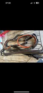 Stübben cob double dressage bridle with reins, Dieren en Toebehoren, Ophalen of Verzenden, Gebruikt, Dressuur