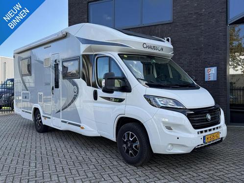 Chausson 738 XLB Titanium Fiat Ducato Queensbed & Hefbed | L, Caravanes & Camping, Camping-cars, Entreprise, Semi-intégral, Chausson