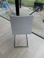 4 moderne keukenstoelen, Huis en Inrichting, Stoelen, Ophalen, Overige materialen, Gebruikt, Wit