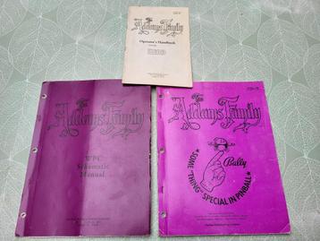 Flipperkast handleiding : the Adams Family, Mécanique, Enlèvement ou Envoi, Bally, Flipper (jeu)