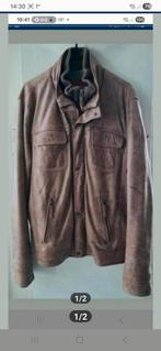 60€ vaste prijs 0497 73 67 18 lederen jas, Kleding | Heren, Jassen | Zomer, Ophalen of Verzenden, Zo goed als nieuw