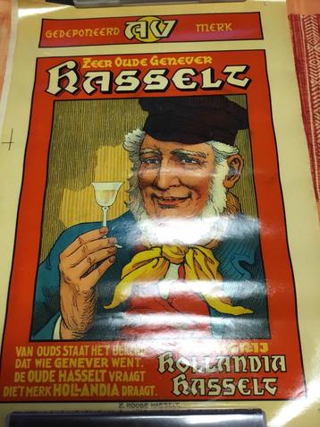 Poster jenever Hasselt, Enlèvement