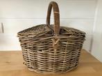 Panier artisanal en rotin naturel, Ophalen of Verzenden, Nieuw