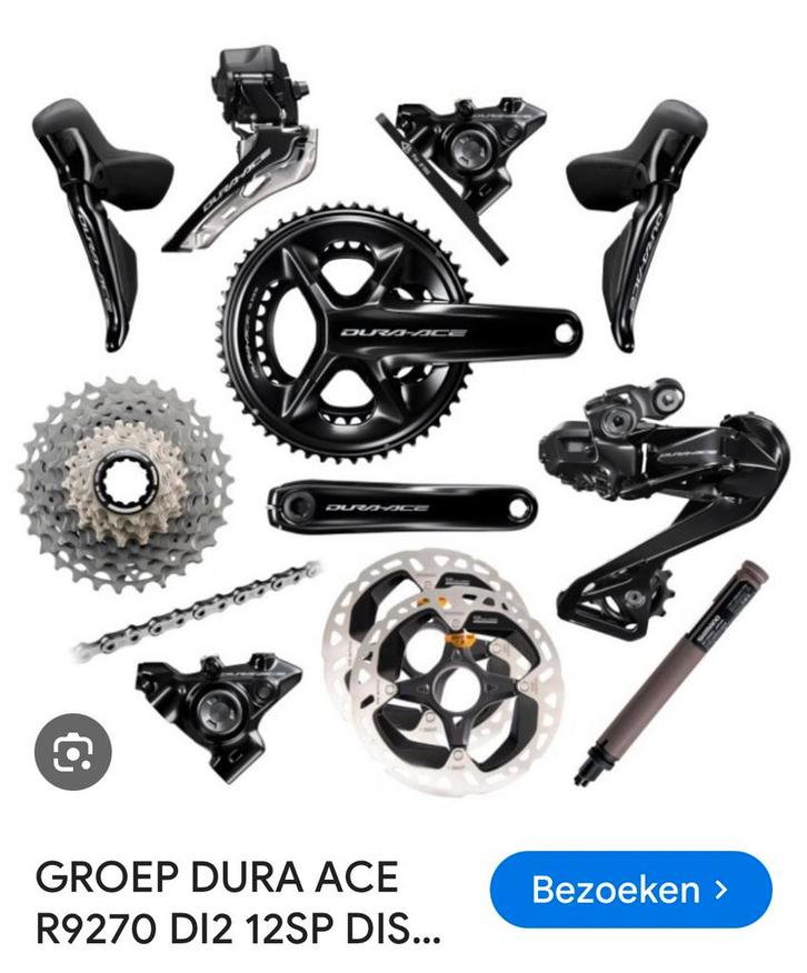 Shimano Dura-ace groupset compleet met powermeter, Vélos & Vélomoteurs, Vélos Pièces, Neuf, Vélo de course, Enlèvement ou Envoi