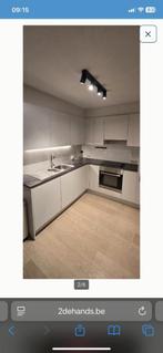 Keuken met toestellen, Huis en Inrichting, Keuken | Complete keukens, Ophalen, Gebruikt, Wit, Hoekkeuken