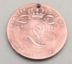 1837 5 centimes L1 (avec petit trou), Timbres & Monnaies, Monnaies | Belgique, Enlèvement ou Envoi, Métal, Monnaie en vrac