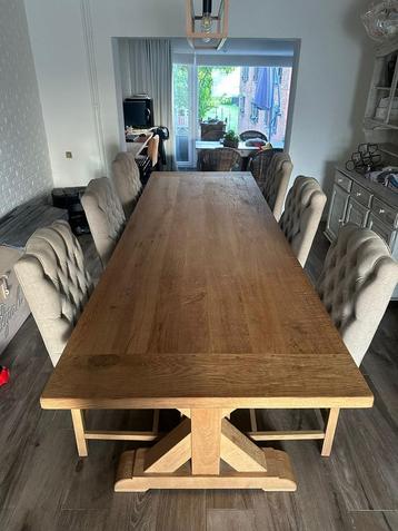 Kloostertafel in eik